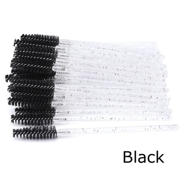 ✨ Professional Eyebrow & Eyelash Spoolie Brushes (50pcs)