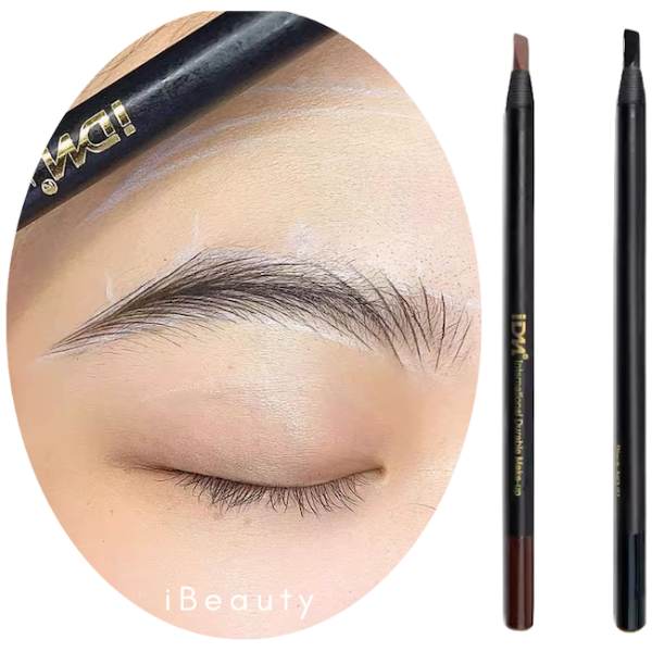 ✨ 2pcs IDM Ultra-fine Eyebrow Pencil (Black & Grey) - PMU, Numbing Cream & Beauty Products to Canada | USA | Australia | Austria | Denmark | UK | France | Germany | Ireland | Italy | Netherlands | New Zealand... # #