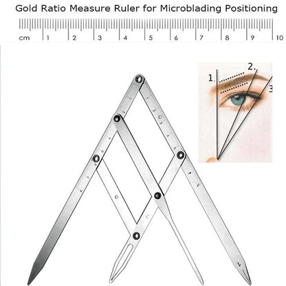 ✨  Triangle Eyebrow Measurement Ruler