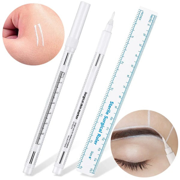 ✨ Surgical Skin Marker Eyebrow Tattoo Marker (1 Set)