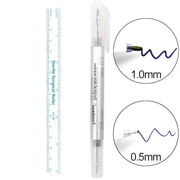 ✨ Surgical Skin Marker Eyebrow Tattoo Marker (1 Set)