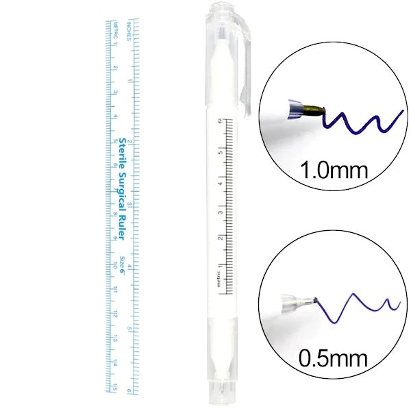 ✨ Surgical Skin Marker Eyebrow Tattoo Marker (1 Set)