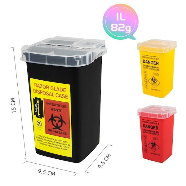 ✨ Tattoo Sharps Waste Container (1pcs / 2pcs / 5pcs)