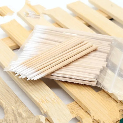 ✨  Wood Cotton Swabs (100pcs)