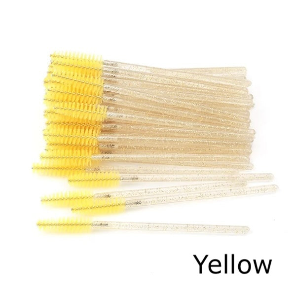 ✨ Professional Eyebrow & Eyelash Spoolie Brushes (50pcs)