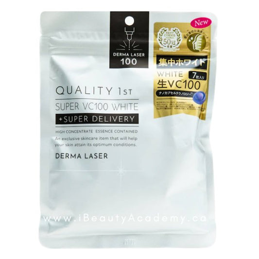 ✨ Derma Laser Super VC100 White Sheet Masks 7 Sheets | Japanese Facial Masks - PMU, Numbing Cream & Beauty Products to Canada | USA | Australia | Austria | Denmark | UK | France | Germany | Ireland | Italy | Netherlands | New Zealand... # #