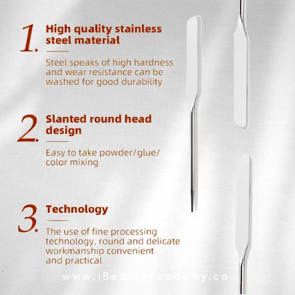 ✨ Stainless Steel Pigments Mixing Stick Cosmetic Make Up Accessories - PMU, Numbing Cream & Beauty Products to Canada | USA | Australia | Austria | Denmark | UK | France | Germany | Ireland | Italy | Netherlands | New Zealand... # #