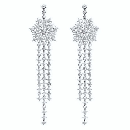 ✨ Wedding Earrings - S925 Sterling Silver Long Elegant Tassel Earrings (Pair) - PMU, Numbing Cream & Beauty Products to Canada | USA | Australia | Austria | Denmark | UK | France | Germany | Ireland | Italy | Netherlands | New Zealand... # #